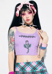 [Current Mood] Tacks For Snacks Embroidered Corset Top