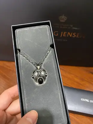 ［夏金SHOP］Georg Jensen 1994-2004黑瑪瑙-復刻版 年度項鍊