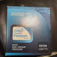 在飛比找蝦皮購物優惠-老物收藏 全新未拆封 Intel Pentium E6500