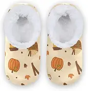 [Caihoyu] House Slippers for Kids Coral Fleece Anti-Slip Rubber Sole Lightweight House Shoes Indoor Outdoor Winter Bedroom