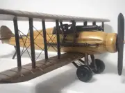 Handcrafted Wooden Classic Model Airplane – 13” with Incredible Detail.
