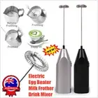 Electric Kitchen Mini Foamer Milk Frother Egg Beater Stirrer Whisk Mixer Tool 9B