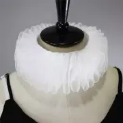 Mesh Chiffon Pleated Fake Collars False Detachable Choker Stage Photography
