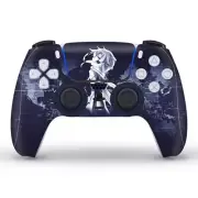 Black Anime Girl PS5 Controller Skin Sticker Decal Vinyl Wrap for PlayStation 5