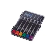 Draper Precision Screwdriver Set 6 Piece Plain & Cross Slot 20644