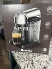 Nespresso Vertuo Coffee and Espresso Machine by Breville, Chrome NEW In Box