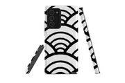 For Samsung Galaxy Note 20 Ultra Case, Armor Back Cover, Japanese Folk Waves