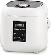 Mini Rice Cooker, Smart 400w Rice Cooker,Kitchen Appliances,Advanced Fuzzy Logic, Led Display, Non-Stick Inner Pot, Automatic Cooking