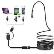 5.5mm LED HD Snake Endoscope Borescope Inspection Camera for USB Type C Android