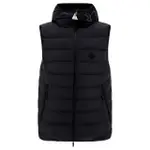 【MONCLER】春夏新款 男款 NUBIERA 連帽羽絨背心-黑色(1號USA-S、4號USA-XL)