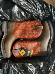Ariat Men's Work Hog Wide Square Steel Toe Brown Boots 10006961 Size 11D Medium