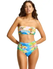 [Seafolly] South Pacific Bandeau in Turquoise