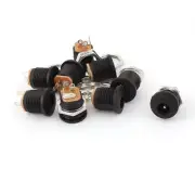 9 Pcs 5.5mmx2.1mm DC Power Jack Socket Female Panel Mount Connector Adapter