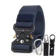 3.8cm Men Tactical Belt Army Fans Outdoor Training Belt - Royal Blue