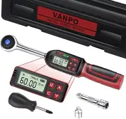 VANPO 3/8-Inch Drive Digital Torque Wrench, Electronic Torque Wrench (2.2-44....