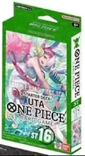 Bandai Hobby One Piece English TCG: Starter Deck [ST-16] Green Uta - 51 Cards