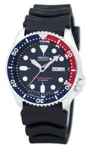 Seiko Sports Automatic Diver Blue Dial Rubber Strap SKX SKX009J1 Mens Watch 200M