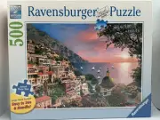 Ravensburger 500 Piece Puzzle, ~ 27” x 20” , Positano, Italy - NEW/SEALED