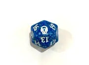 Magic MTG Spindown Counter (D20 Dice/Die) Apr 2018 'Dominaria - Blue'