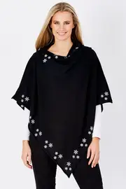 Perfect Snowflake Poncho--SNO-2046