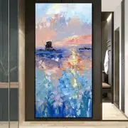 Mintura Hand Painted Landscape Oil Painting On Canvas Modern Home Decor Wall Art