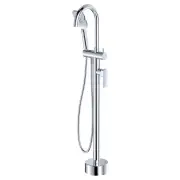 Tono Floor Mounted Bath Mixer With Hand Shower