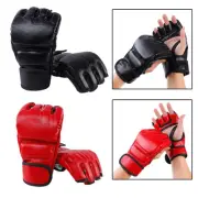 Boxing Gloves Sparring Gloves Comfortable Lightweight Half Finger Half Mitts for