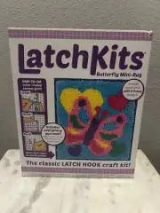 Latch Kits Butterfly Mini Rug 12x11 inches NEW/Sealed Ages 6+