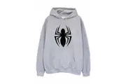 Spider-Man Mens Ultimate Spider Logo Hoodie (Sports Grey) - UTBI2137