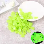 Luminous Stones Gemstones for Children, 1Cm Glow in The Dark Pebbles Rock Cobblestones Glowing Garden Decoration Garden Lawn Aquarium,Green,1000pcs