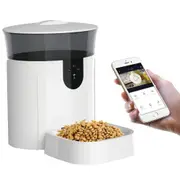 Tech 4 Pets 7L Smart Pet Dog/Cat Automatic Food Feeder w/ Camera/App Control