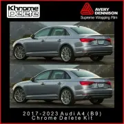 2017 - 2023 Window Trim Wrap fitting the Audi A4 Sedan (B9) (for: Audi)