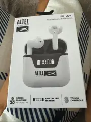 Altec Lansing White Truly Wireless Air buds Model MZX646N-WTE New