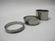 Ti Cycles 1-1/8" Titanium Hourglass Headset spacer TI 5, 10, 20mm MTB Road Cross