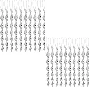 20Pcs Bird Reflective Scare Rods, Ornamental Spinner Deterrent Control Device Scare Birds Away, Like Woodpeckers, Pigeons and Geese