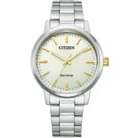 在飛比找蝦皮商城優惠-CITIZEN 星辰 光動能簡約手錶-香檳金 BJ6541-