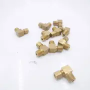 10Pk Eaton Weatherhead 691x6 90° Male Elbow 9/16-24 Line Hose 1/4-18NPTF Brass