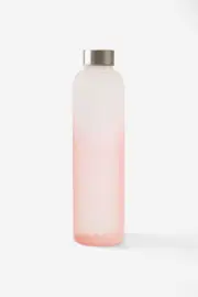 [Typo] Typo - Glass Drink Bottle 750Ml - Pink/clear SOLID PINK/CLEAR