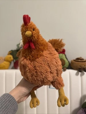 Authentic Jellycat Cecile Chicken BNWT 100% REAL HTF Gift Plush Fast Shipping