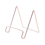 Creative Geometric Storage Rack Simple Wrought Iron Organizer Tablet Book Newspaper Multifunction Display Stand Holder Gifts