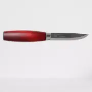 Fixed blade knife clip point high carbon steel blade