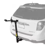 Sunlite Bicycle HB-226 Sport Lift 2-Bike Hitch Rack Black - 1.25" & 2" Receiver