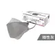 【MEDTECS 美德醫療】4D立體口罩-隨性灰(20片/盒)