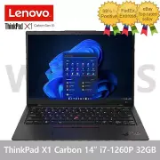 Lenovo ThinkPad X1 Carbon Gen10 14" 12th i7-1260P 32GB 512GB Win11pro Laptop