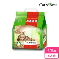 在飛比找momo購物網優惠-【CAT’S BEST 凱優】經典凝結木屑砂（紅標凝結型）1