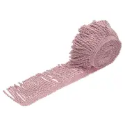 Curtain Fringe Trim, 5 Yard x 3 Inch Fabric Trims Sewing Curtain Purple