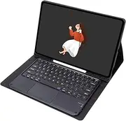 Keyboard Case for Samsung Galaxy Tab A7 10.4'' 2022/2020 (SM-T500/T505/T507), Detachable Wireless Keyboard with Smart Touchpad, Slim Case with S Pen Holder, Auto Sleep/Wake,Black