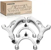 Set of 4, Front Upper & Lower Control Arm Kit, with Ball Joint & Bushing, Compatible with Volkswagen Touareg 2011-2017 & Porsche Cayenne 2011-2018