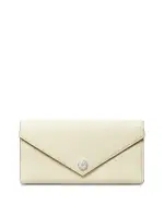 Tory Burch Pebbled Leather Envelope Wallet