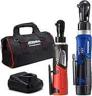 ACDelco G12 Series 2-Tool Combo Kit- 1/4" & 3/8" Cordless Ratchet Wrench, ARW1209-K9